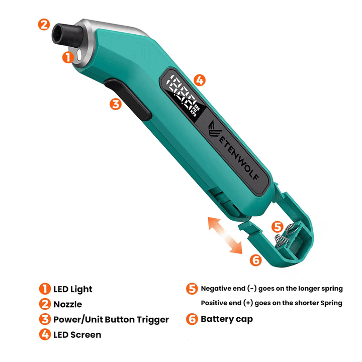 ETENWOLF T300 Digital Tire Pressure Gauge